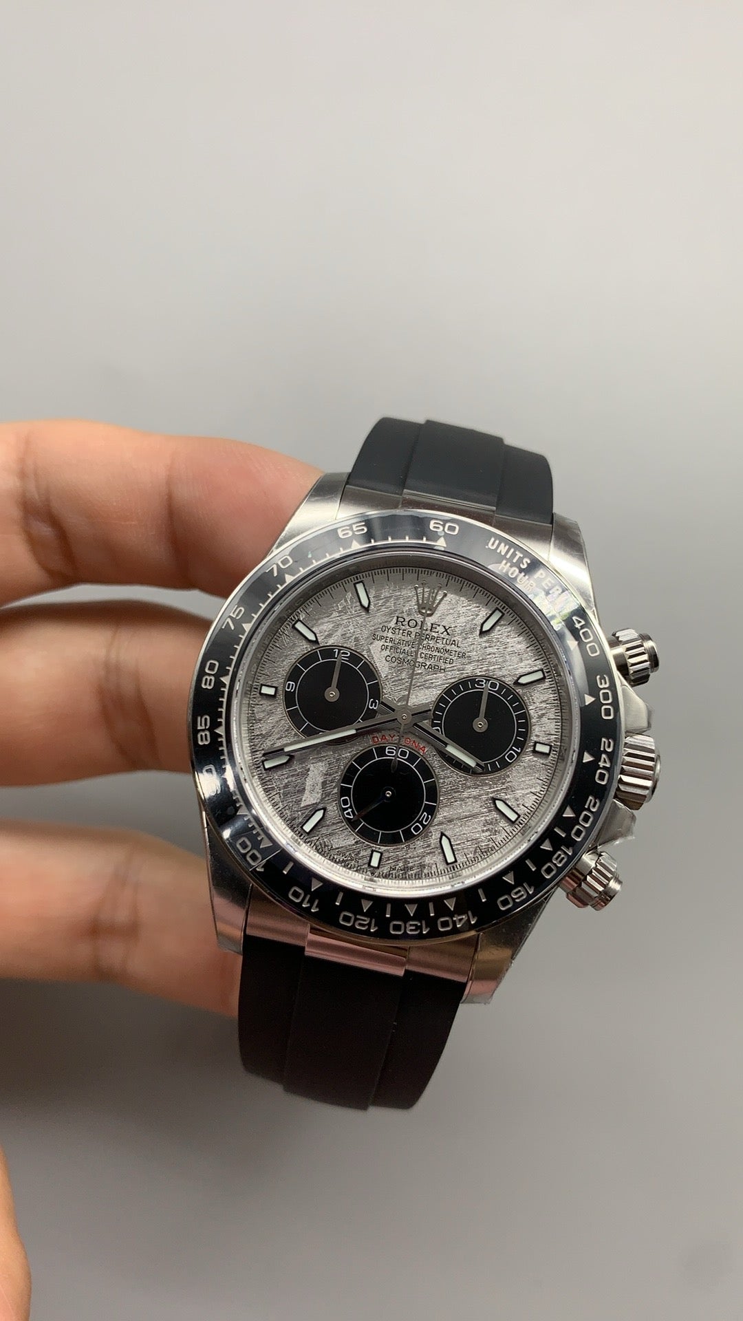 Rolex Daytona Cosmograph | 40 มม. | หน้าปัดอุกกาบาต (Meteorite Dial) | กลไก 4130 อัตโนมัติ