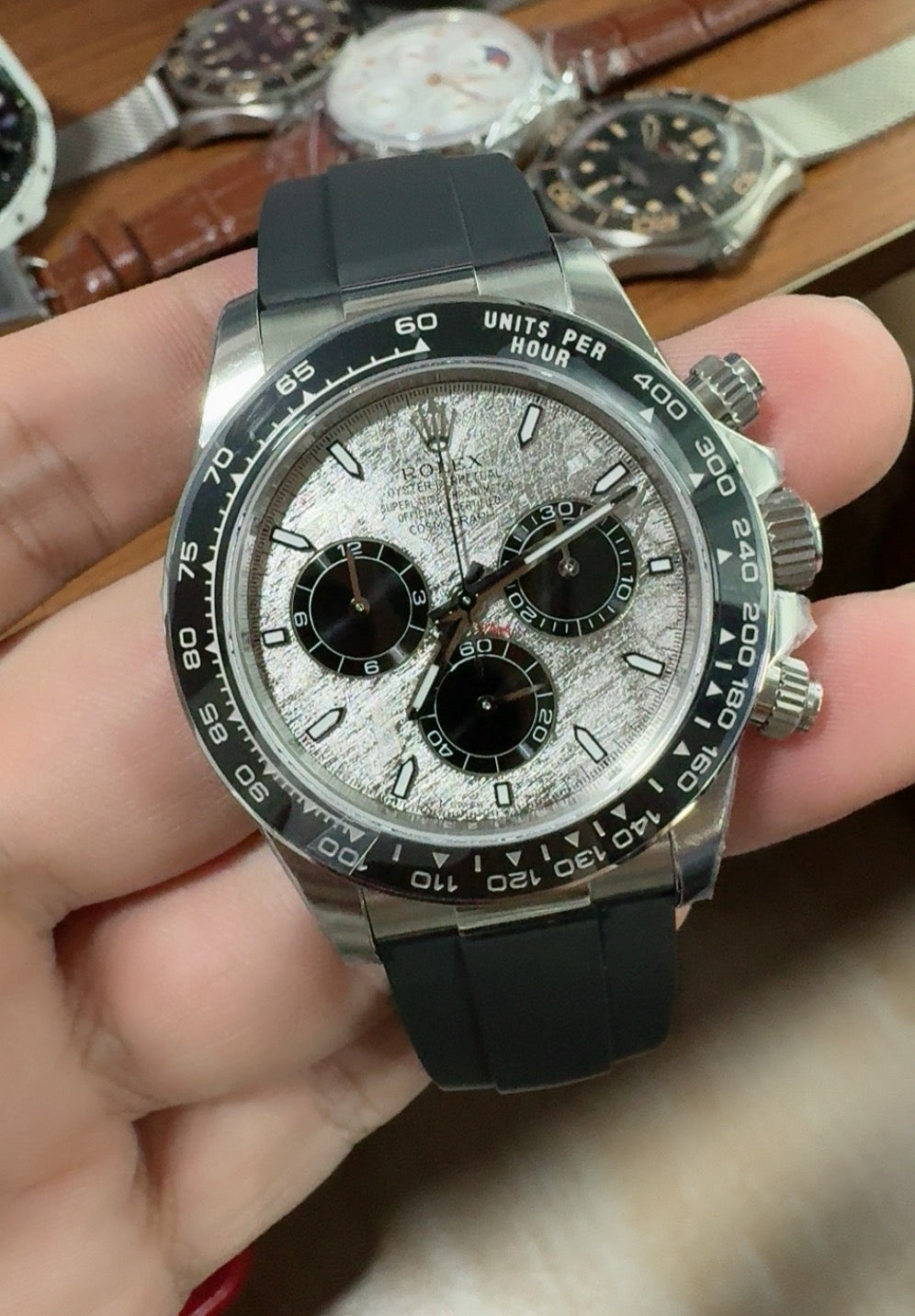 Rolex Daytona Cosmograph | 40 มม. | หน้าปัดอุกกาบาต (Meteorite Dial) | กลไก 4130 อัตโนมัติ