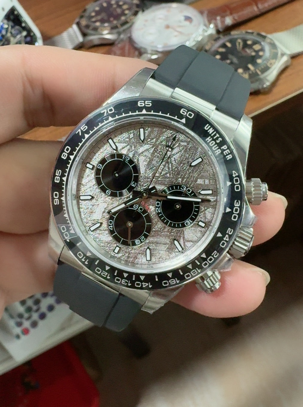 Rolex Daytona Cosmograph | 40 มม. | หน้าปัดอุกกาบาต (Meteorite Dial) | กลไก 4130 อัตโนมัติ