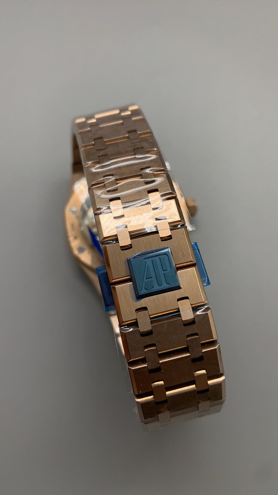 Audemars Piguet Royal Oak 15500 | 41MM | ตัวเรือนสแตนเลสสตีลเคลือบสีโรสโกลด์ PVD | หน้าปัดสีดำ | กลไกอัตโนมัติ Cal.4302