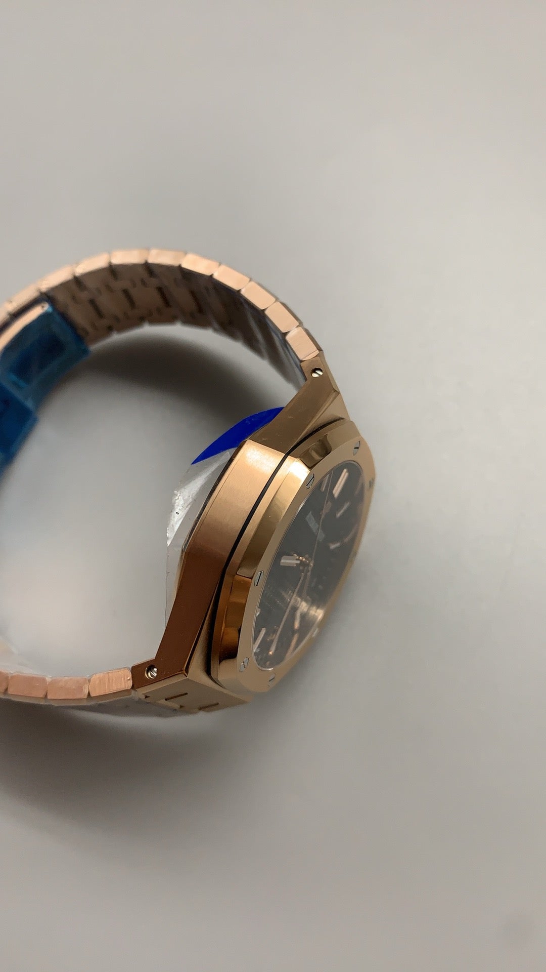 Audemars Piguet Royal Oak 15500 | 41MM | ตัวเรือนสแตนเลสสตีลเคลือบสีโรสโกลด์ PVD | หน้าปัดสีดำ | กลไกอัตโนมัติ Cal.4302