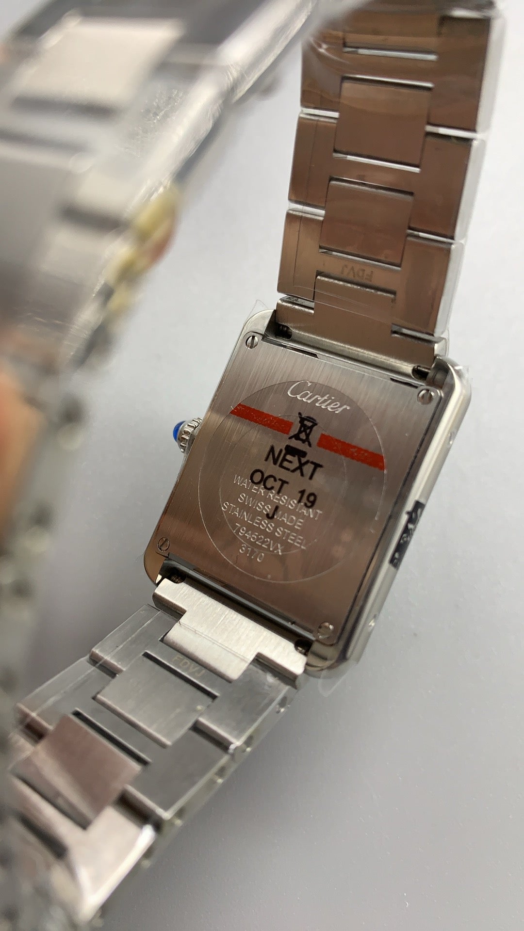 Cartier Tank Must | ขนาดเล็ก 29×22 มม. | สายเหล็ก | ควอตซ์