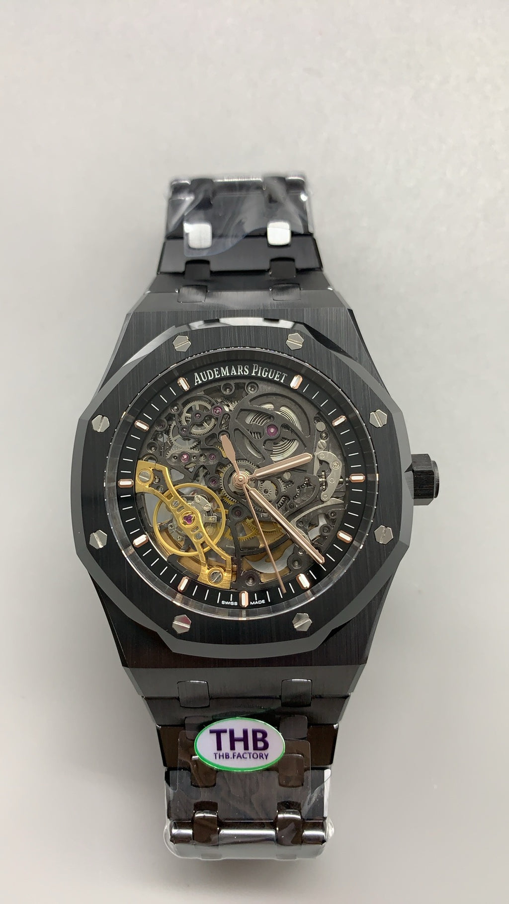 Audemars Piguet Royal Oak 15407CE | 41MM | ตัวเรือนเซรามิกสีดำ | โครงสร้างแบบเปลือย (Skeleton) | กลไกอัตโนมัติ Cal.3132