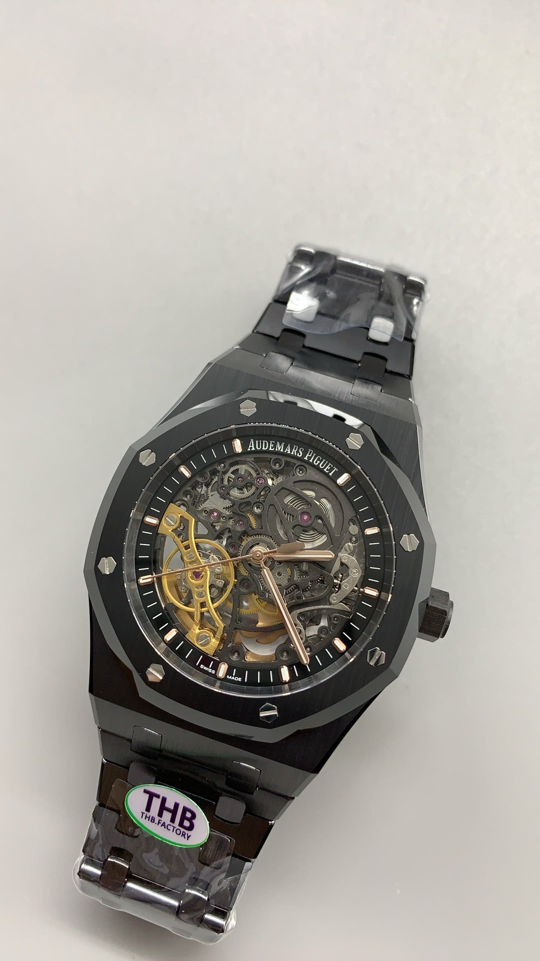 Audemars Piguet Royal Oak 15407CE | 41MM | ตัวเรือนเซรามิกสีดำ | โครงสร้างแบบเปลือย (Skeleton) | กลไกอัตโนมัติ Cal.3132