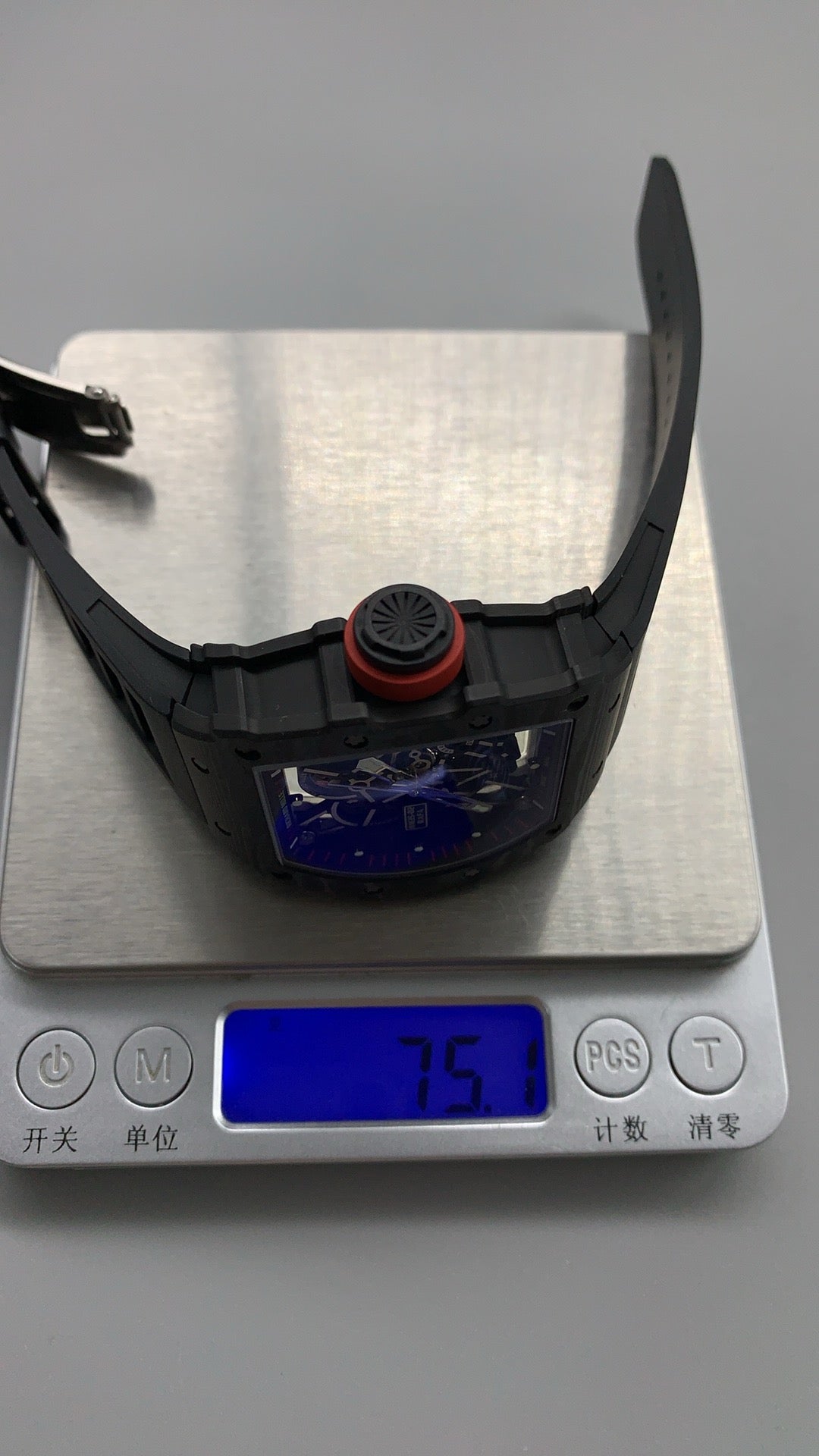 Richard Mille RM35-02 | 42MM | ตัวเรือนคาร์บอนไฟเบอร์ NTPT + ขอบไทเทเนียม | หน้าปัดสเกเลตัน | กลไกอัตโนมัติ RMAL1