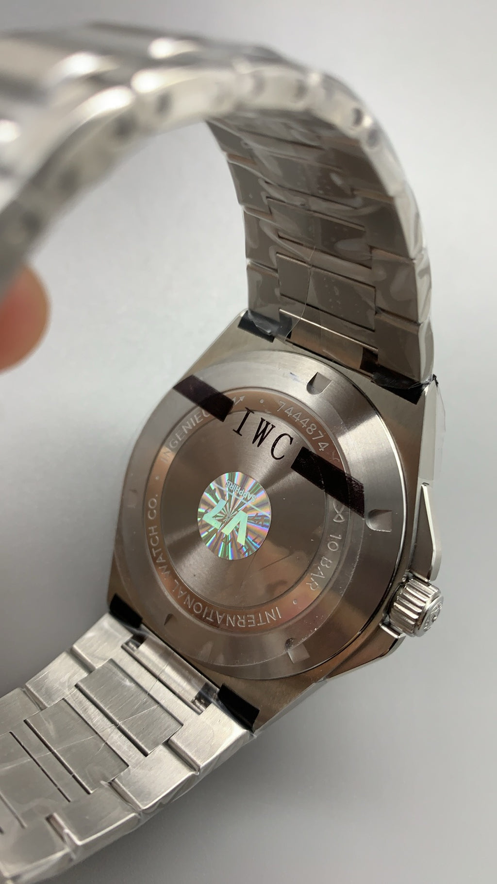 IWC Ingenieur Automatic 40 | 40MM | ตัวเรือนสแตนเลสสตีล | ฟังก์ชันวันที่ | หน้าปัดสีขาว | สายเหล็กสแตนเลส | กลไกอัตโนมัติ Cal.32111