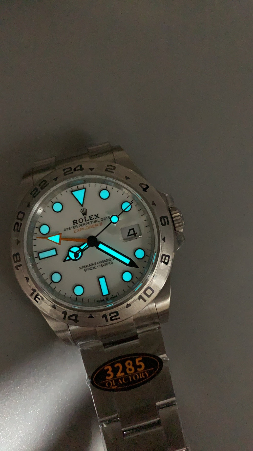 Rolex Explorer II 42MM | หน้าปัดสีขาว เข็มสีส้ม | กลไกอัตโนมัติ Cal.3285