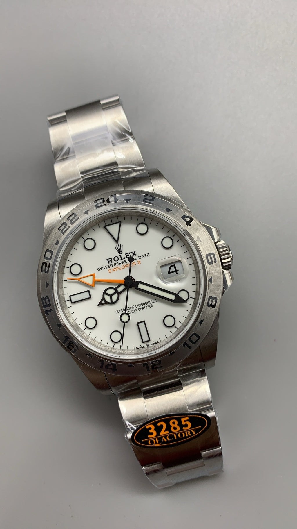 Rolex Explorer II 42MM | หน้าปัดสีขาว เข็มสีส้ม | กลไกอัตโนมัติ Cal.3285