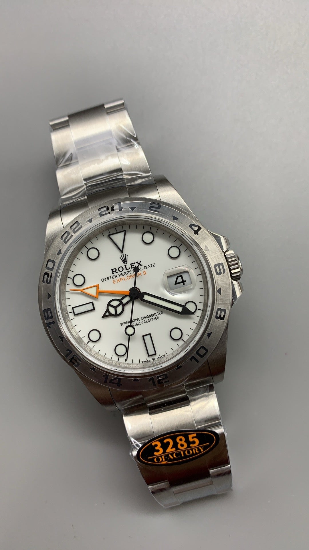 Rolex Explorer II 42MM | หน้าปัดสีขาว เข็มสีส้ม | กลไกอัตโนมัติ Cal.3285