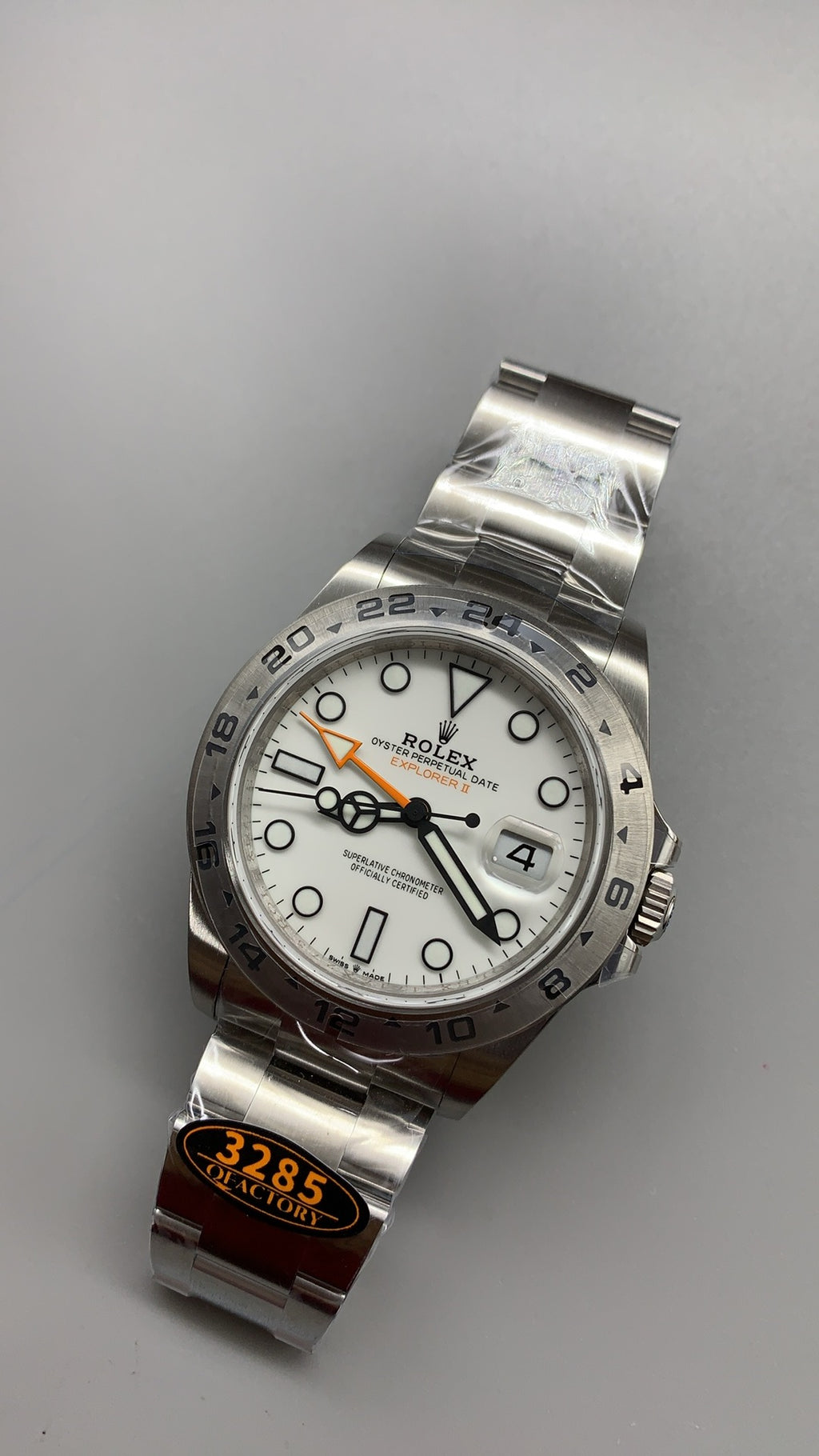 Rolex Explorer II 42MM | หน้าปัดสีขาว เข็มสีส้ม | กลไกอัตโนมัติ Cal.3285