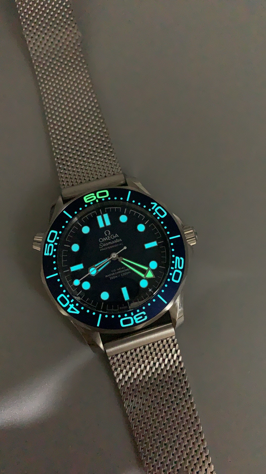 Omega Seamaster Diver 300M 007 Edition 42MM | กลไกอัตโนมัติ Co-Axial Master Chronometer