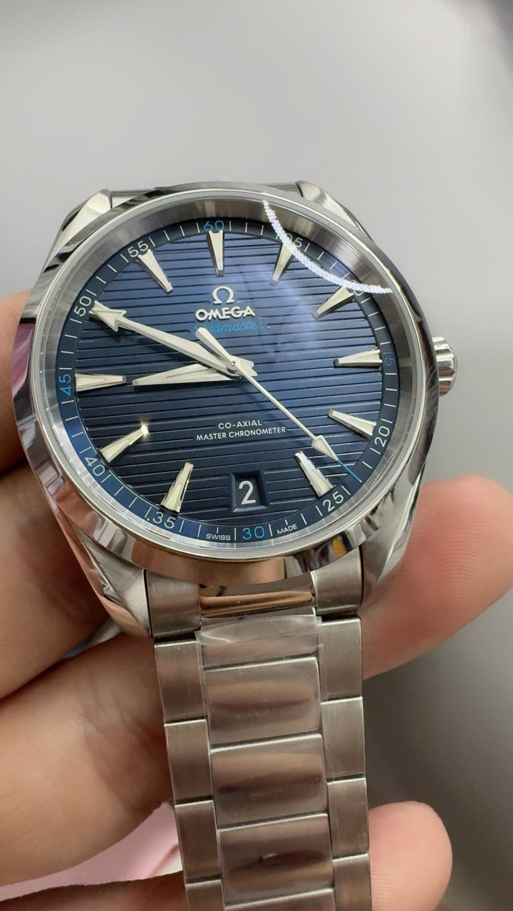 Omega Seamaster Aqua Terra 150M 41MM | กลไกอัตโนมัติ Co-Axial Master Chronometer ขนาดตัวเรือน: 41 มม.