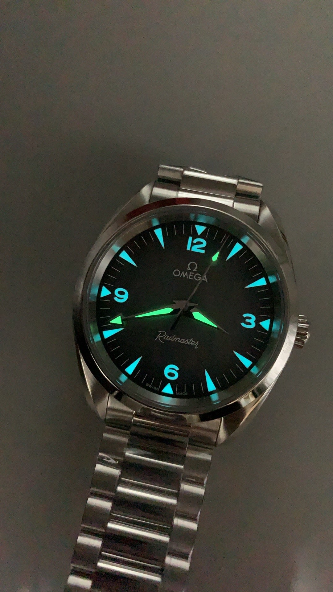 Omega Seamaster Aqua Terra 150M 38MM | กลไกอัตโนมัติ Co-Axial Master Chronometer ขนาดตัวเรือน: 38 มม.