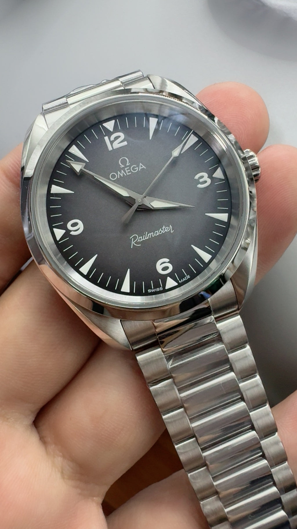 Omega Seamaster Aqua Terra 150M 38MM | กลไกอัตโนมัติ Co-Axial Master Chronometer ขนาดตัวเรือน: 38 มม.